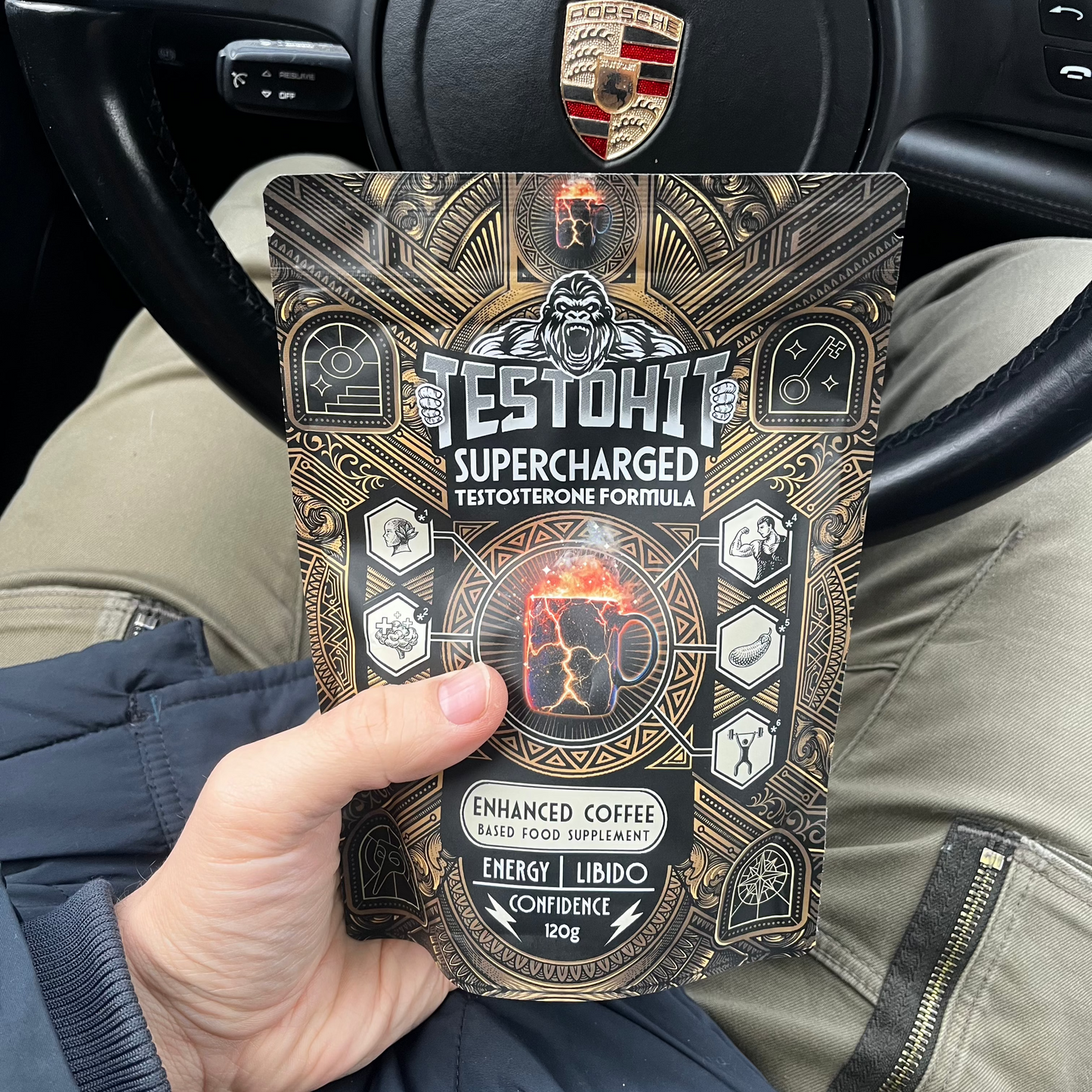 SUPERCHARGED – TESTOSTEROONI KOHV