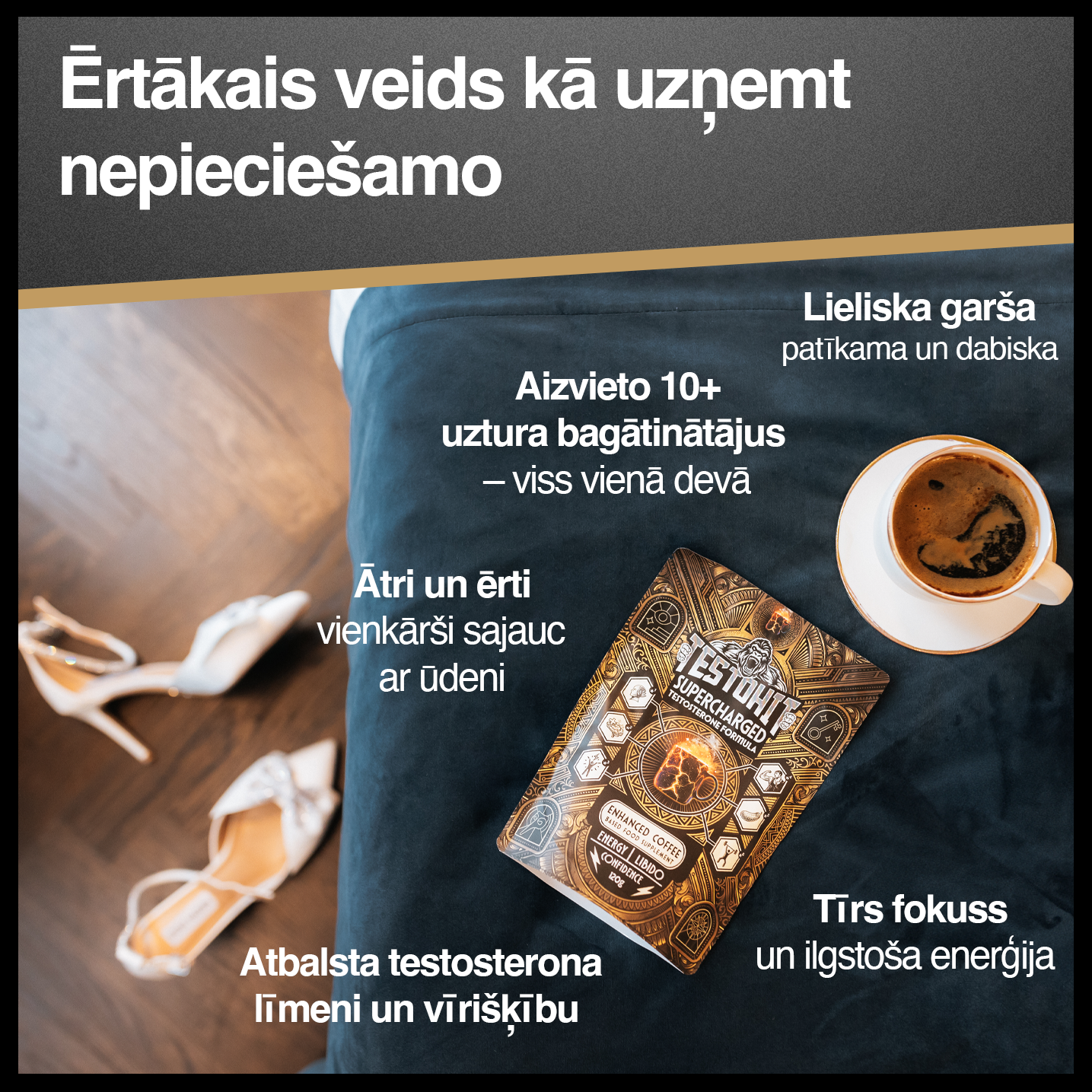 SUPERCHARGED – TESTOSTEROONI KOHV