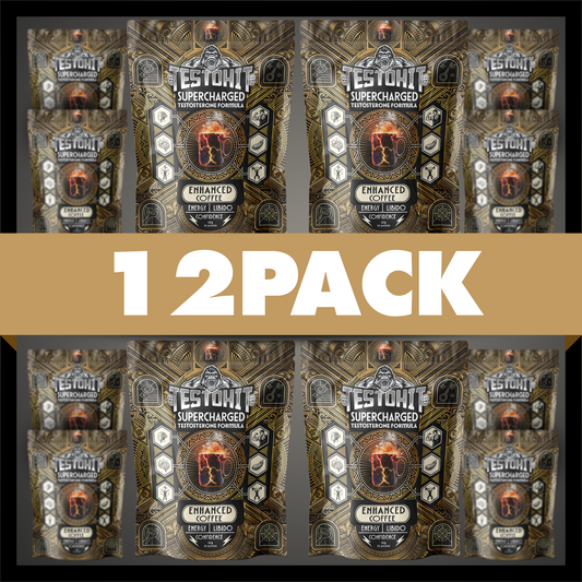 Testosteroonikohv – SUPERCHARGED pool aastaks (6 kuud) 12 PAKKI